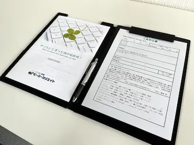教室での相談の様子